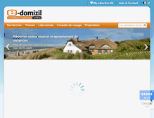 Tablet Screenshot of e-domizil.fr