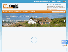 Tablet Screenshot of e-domizil.com