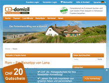 Tablet Screenshot of blog.e-domizil.ch