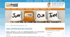 Desktop Screenshot of jobs.e-domizil.de