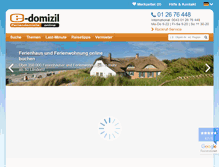 Tablet Screenshot of e-domizil.at