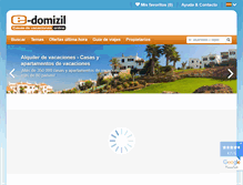 Tablet Screenshot of e-domizil.es